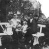 Wiktoria and Józef Ulma are pictured with three of their children in a photo taken in the village of Markowa, Poland, in 1939. Before World War II, the Ulmas wanted to move away from Markowa and this photo was taken before they planned to leave. On Sept. 1, 1939, the war broke out and the couple decided to stay in the village. (OSV News photo/courtesy Institute of National Remembrance)