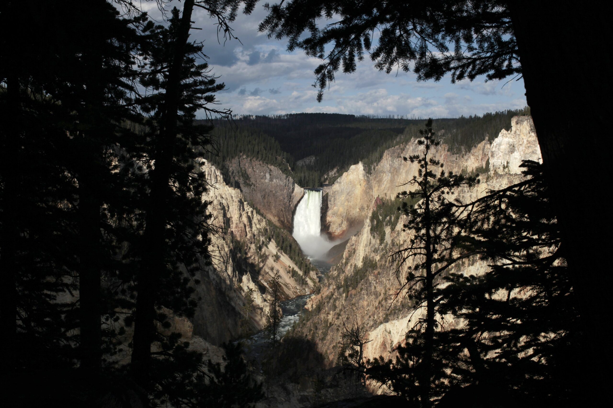 The Yellowstone River Lower Falls is pictured in a file photo at sunrise in Wyoming’s Yellowstone National Park. (OSV News photo/Lucy Nicholson, Reuters)