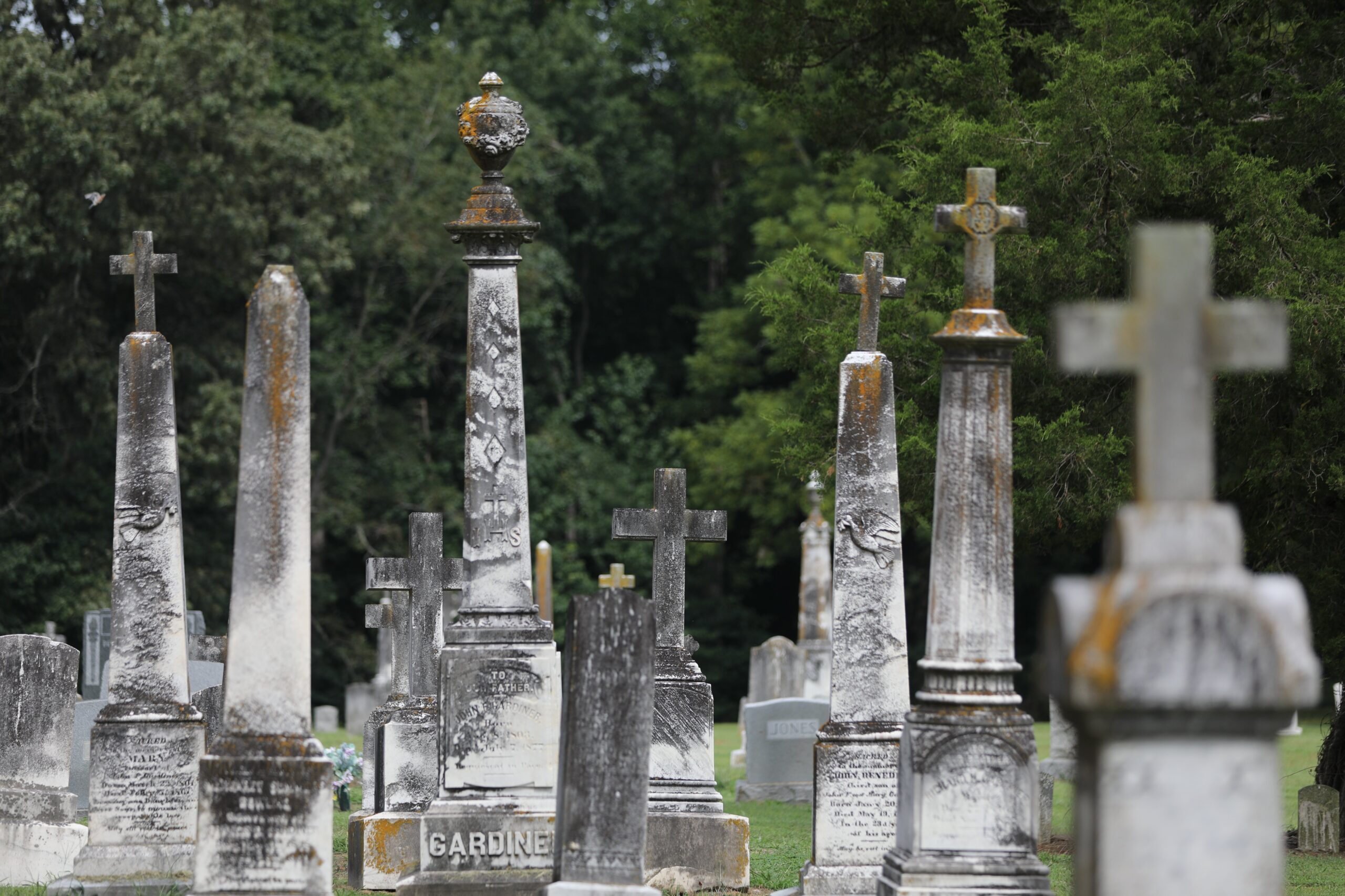 Tombstones are pictured in the cemetery at historic St. Mary's Catholic Church in Bryantown, Md., Aug. 25, 2022. (OSV News photo/CNS file, Bob Roller)
