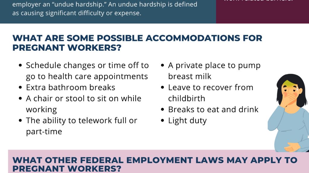 Pregnant Workers Fairness Act’s final regulations to protect mothers