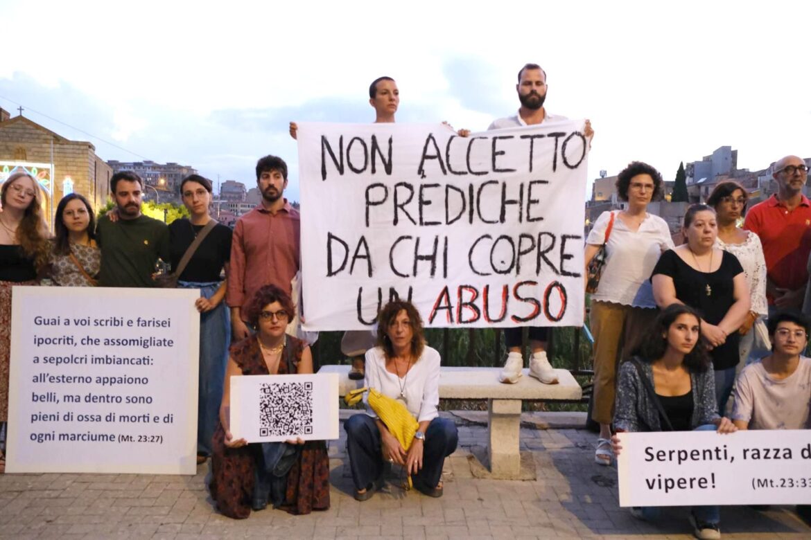 ENNA SHRINE ITALY ABUSE PROTEST