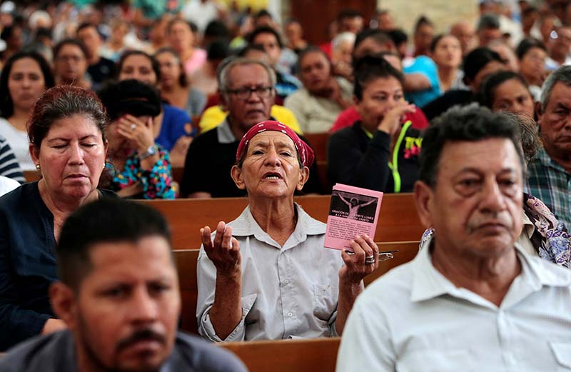 Decline in Nicaragua...