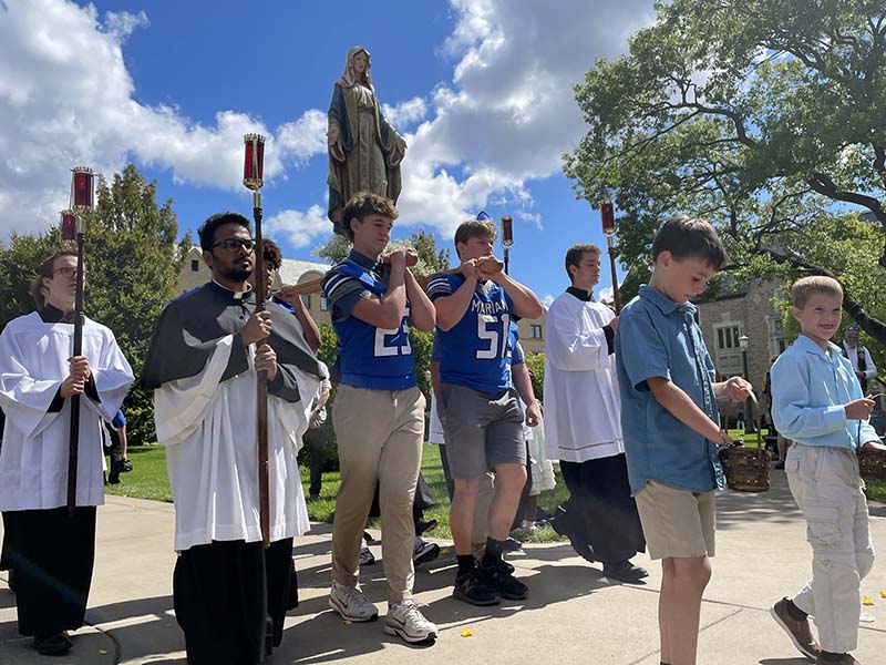 Notre Dame marks 75t...