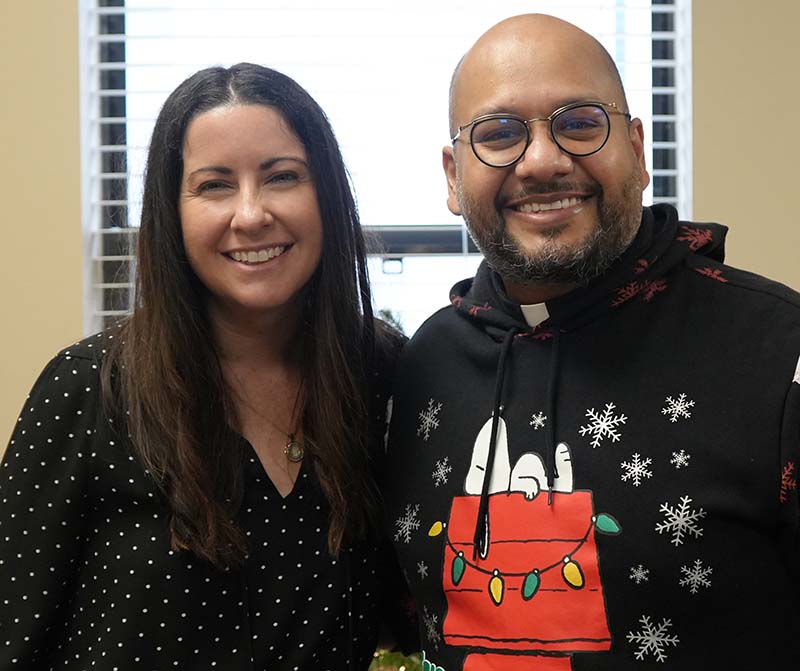 Priest gets kidney from principal — and love, support, prayers from parishes, students