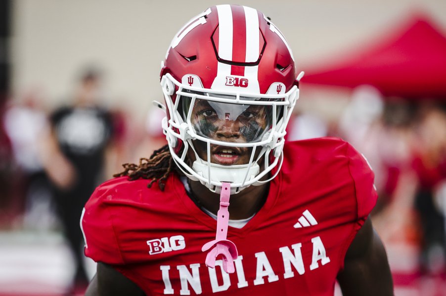 Indiana University running back carries Catholic values with him into playoffs