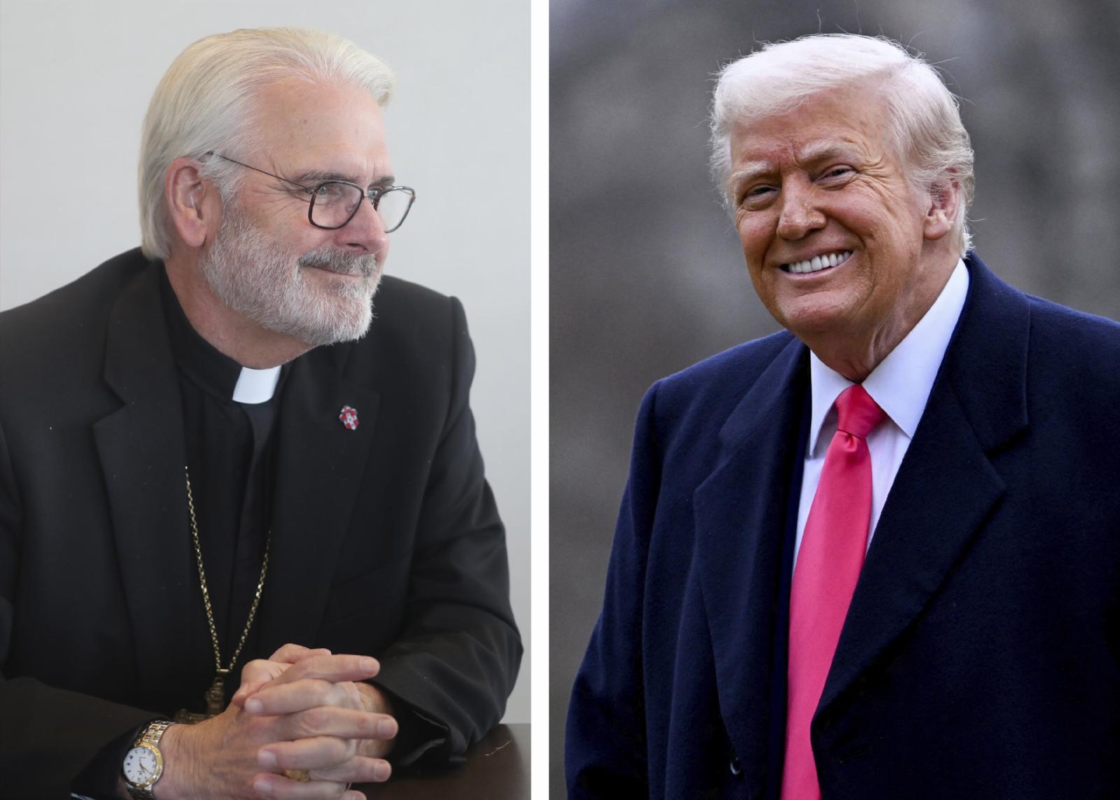 Trump meets with US bishops’ president at White House