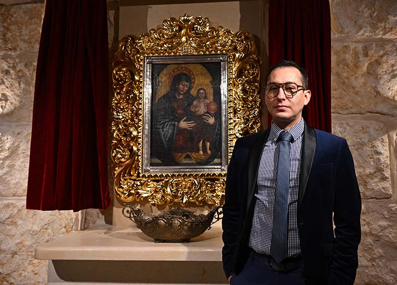 Historic altar at St...