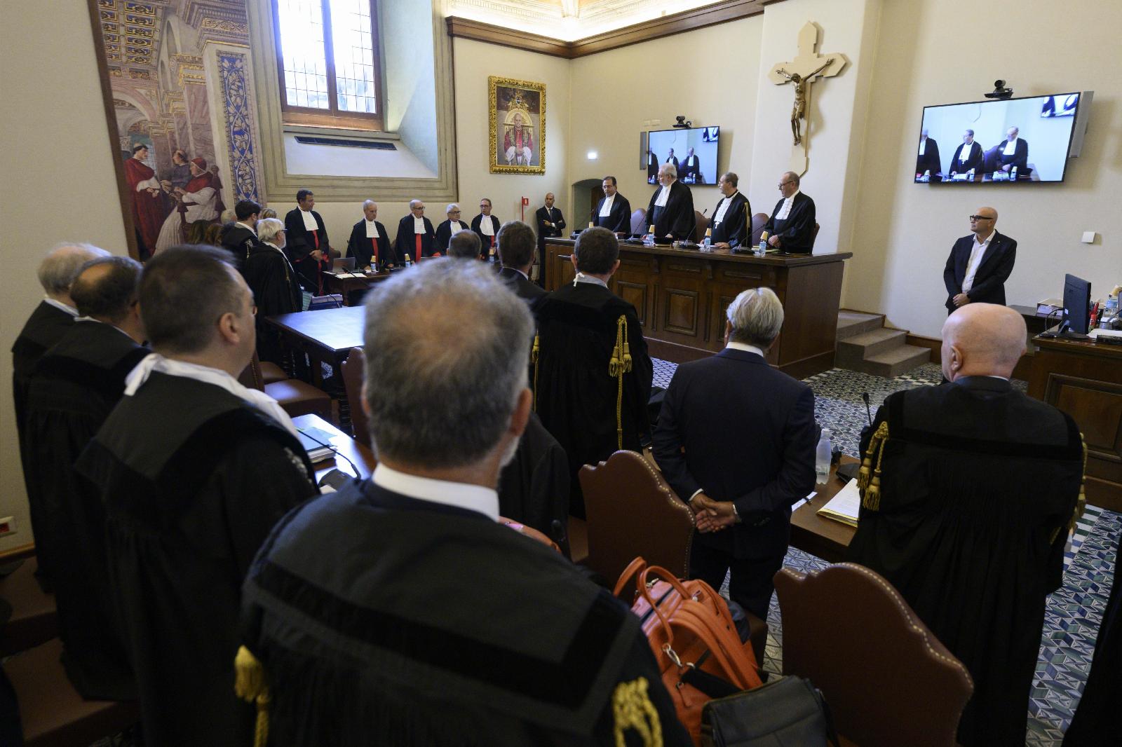 Vatican appeals court declares partial mistrial in Cardinal Becciu trial