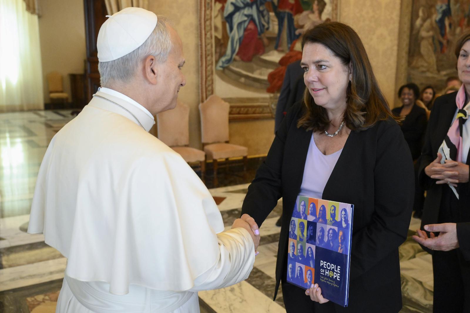 Pope Leo XIV meets with Catholic Charities USA leadership, urges mission of compassion