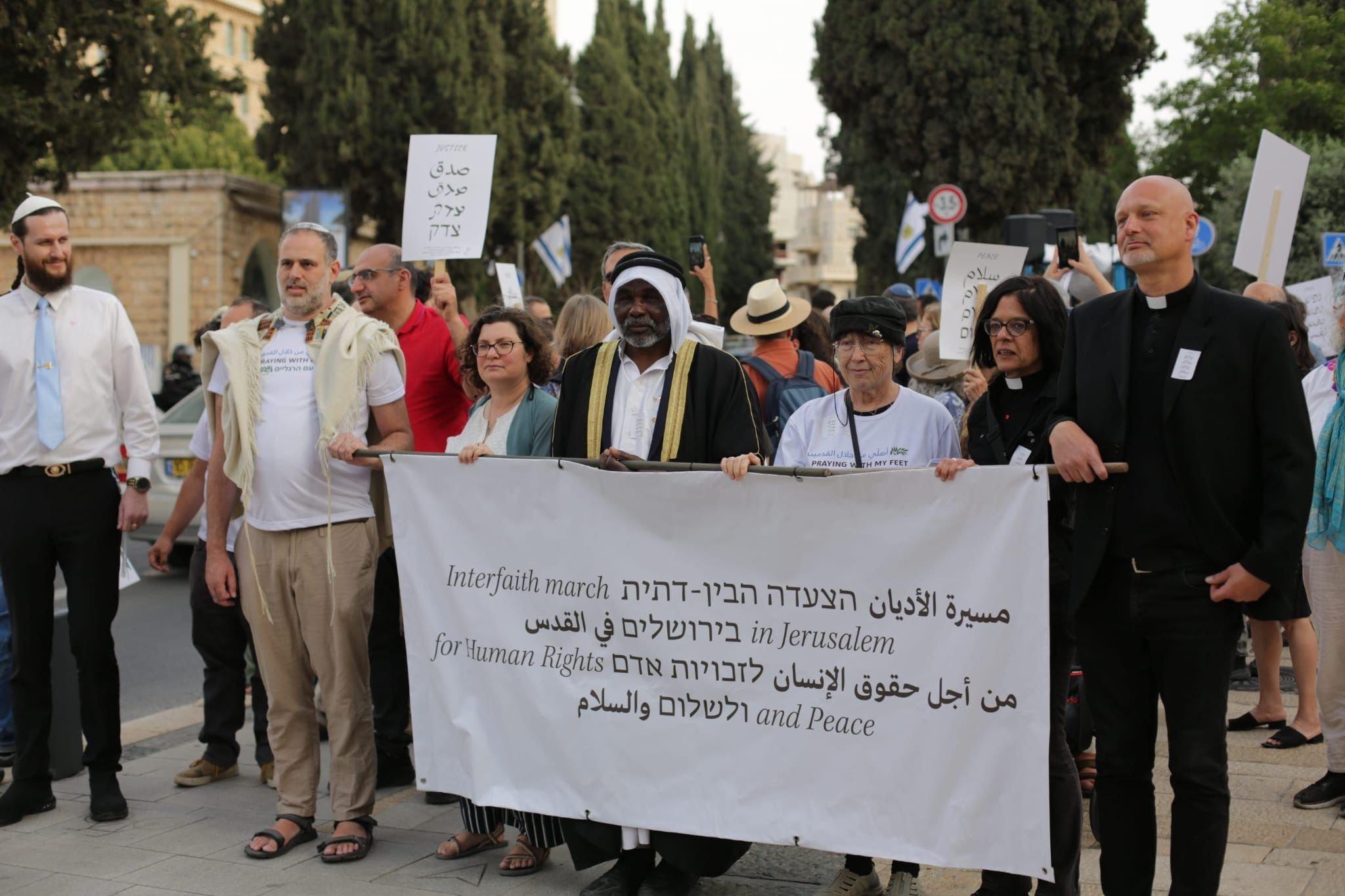 Interfaith peace march in Jerusalem counters rising violence and division