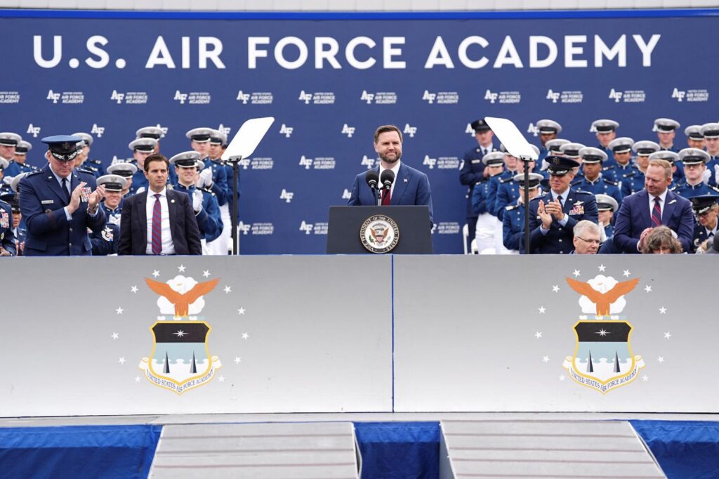 Vance invokes Pope Leo on AI and warfare in Air Force Academy graduation address