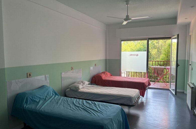 A bedroom for clients served by the CEDIA 24 Horas center in Madrid is seen May 28, 2026. When he arrives in Madrid June 6, Pope Leo XIV will visit the center, which serves as a shelter and offers social services, psychological care and workshops for the city's homeless. (OSV News photo/Paulina Guzik)