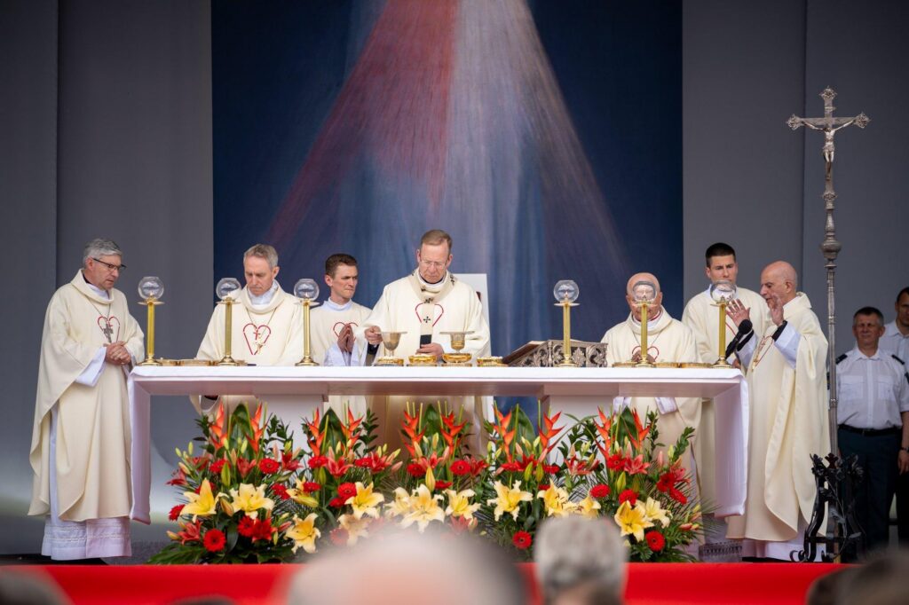 ‘Peace cannot be attained without mercy,’ Pope Leo tells global congress in Lithuania’s capital